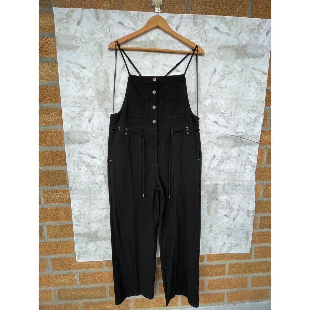 MIOU MUSE cotton 6 pocket jumpsuit size medium